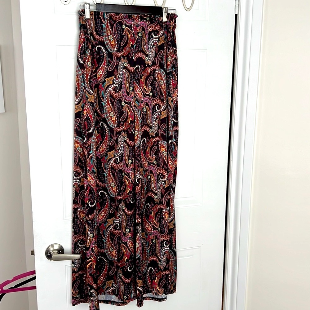Paisley Wide Leg Pants